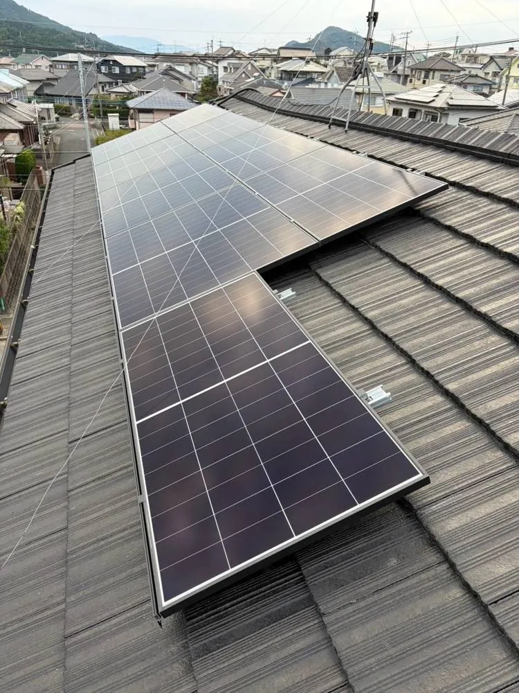 宇美町 T様邸 太陽光発電・蓄電池設置工事 施工後